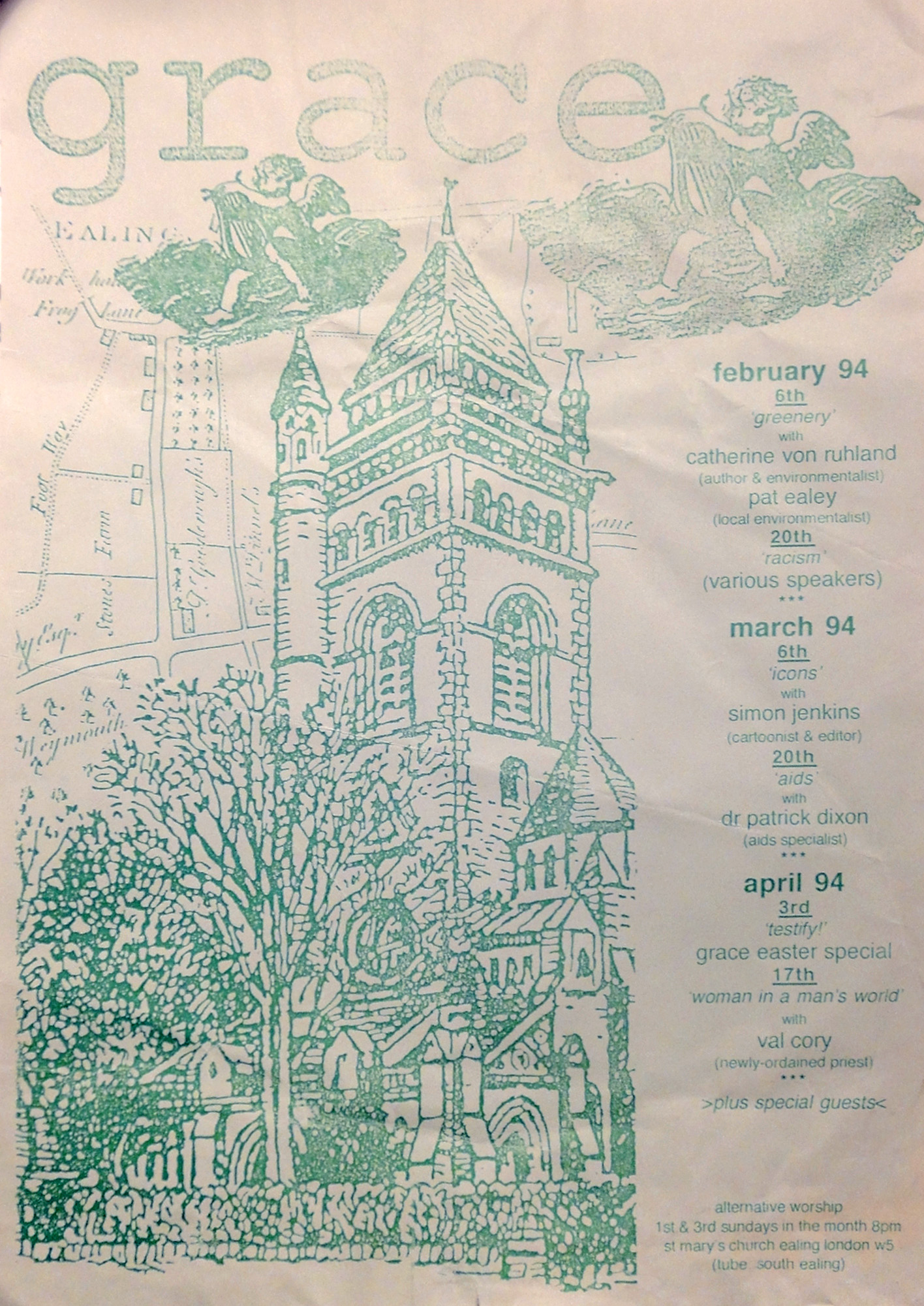 Grace 1994 February-April flyer