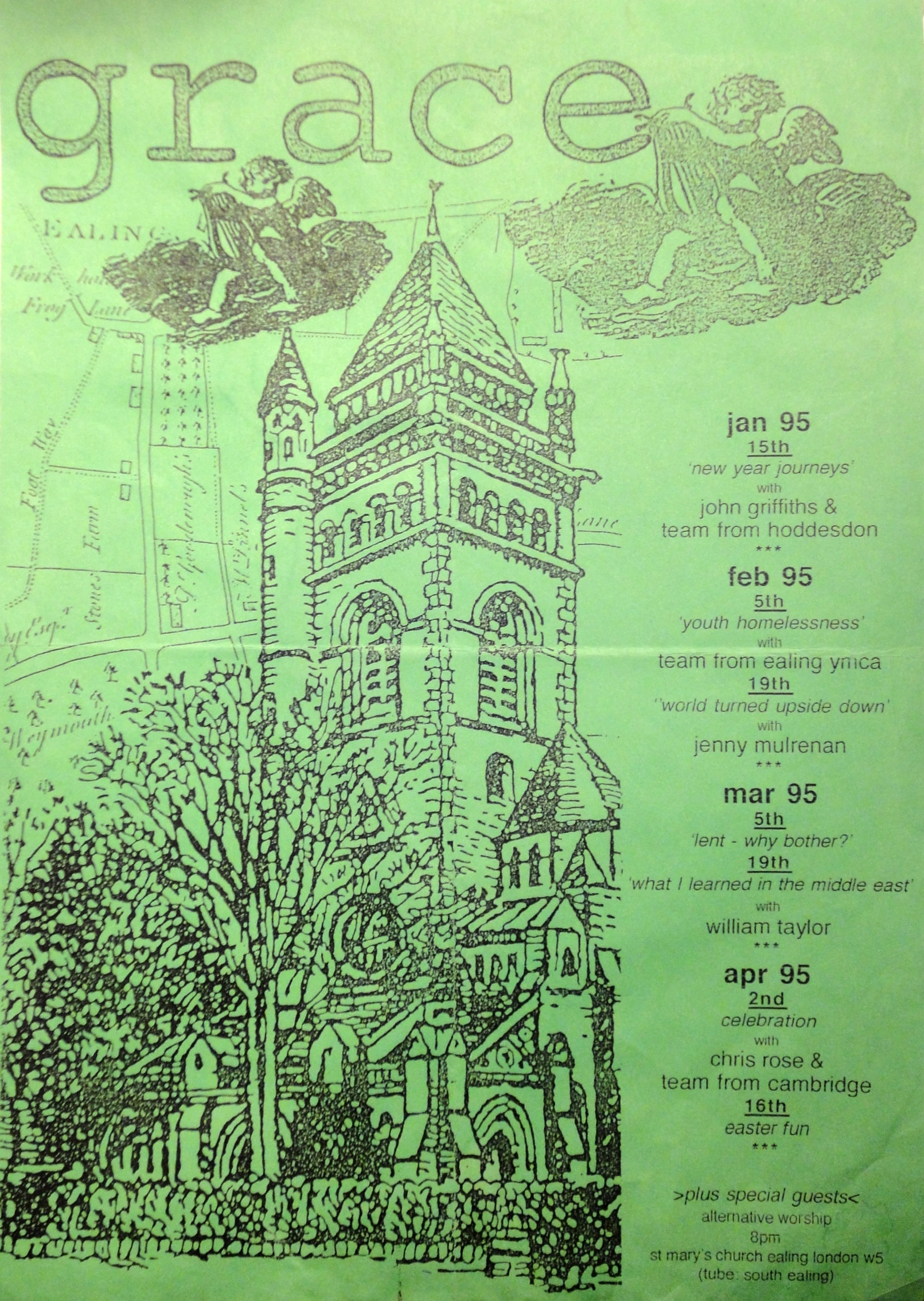 Grace 1995 January-April flyer
