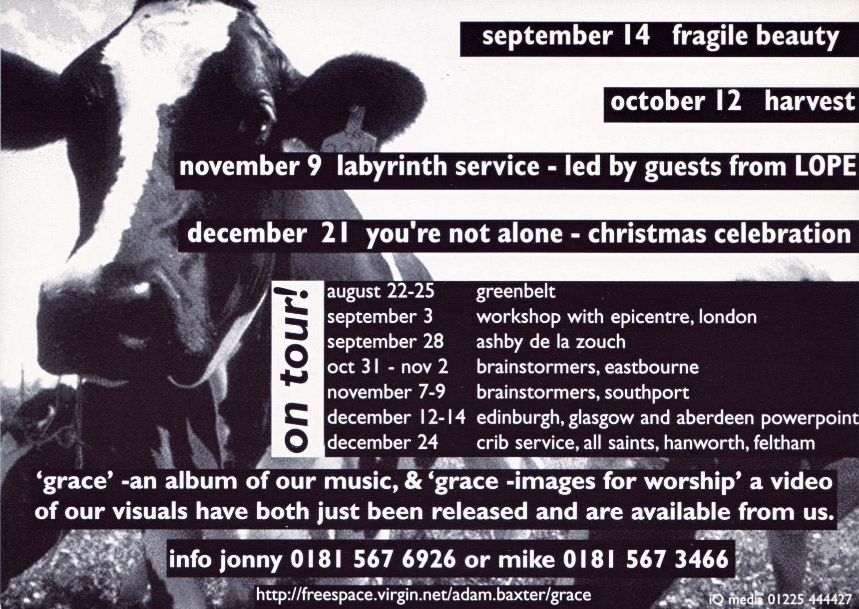 Grace 1997 September-December flyer back