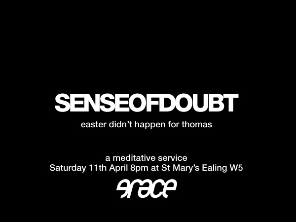 sense of doubt flyer